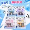 Set de Cinta de Diario Temática de Fútbol de Dibujos Animados 9+1 con Dispensador de Cinta Pegatinas Decorativas Creativas para Manualidades y Cinta Washi