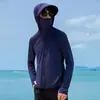 Ropa de Protección Solar Chaqueta Fina Ultraligera para Hombre Verano Transpirable Anti-UV Pesca Exterior Secado Rápido Ropa de Protección Solar Versátil