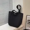 Bolso de Hombro Casual de Gran Capacidad Estilo Coreano para Mujer Nuevo Primavera 2026 Tela de Nylon Bolso Tote Bolso de Hombro Simple