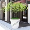 Jardineras de Acero Inoxidable, Macetas para Centros Comerciales, Exhibición de Plantas para Exteriores, Maceteros para Exteriores en Departamento de Ventas, Paisajismo, Jardineras Galvanizadas, Canaletas para Flores