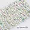 Taladro de uñas Dongzhou con recubrimiento en polvo verde, broca de punta verde, accesorios para joyería DIY, broca con forma de mariposa, taladro de uñas flash