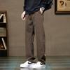 2024 otoño e invierno nuevos pantalones de negocios para hombre micro pata ancha tendencia de moda pantalones de hombre otoño grueso lyocell