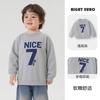 Sudadera para Niños Conjunto de Otoño Seda de Leche Estilo Primavera y Otoño Ropa Infantil Top para Niños Pequeños Ropa de Otoño