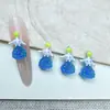 Adornos Navideños de Dibujos Animados Sanrio para Uñas Ciervo Lindo Santa Gato Kt Decoraciones para Uñas y Aretes DIY