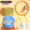 Juego de pelota de salto con aro para pies para niños, juguete deportivo para exteriores con forma de círculo de salto, hula hoop con giro de pie y pelota que rebota con piernas parpadeantes