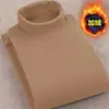 Atacado do fabricante camiseta base de fleece térmico dupla face para homens, roupa íntima quente de outono e inverno, camiseta de manga longa, roupa íntima térmica masculina de gola alta meia