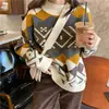 Suéter económico para mujer, moda nueva, casual y elegante, corte holgado, de aspecto etéreo, para otoño e invierno