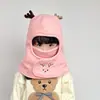 Gorro Todo en Uno para Bebé Otoño e Invierno Gorro Cálido Bufanda Lindo Versátil para Bebé Niño y Niña Gorro con Protección para Orejas Gorro de Lana para Niños Moderno