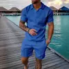 Camisa Polo Masculina Nova Moda Verão Casual Estampa 3D Gola Reversível