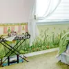 Una Variedad de Flores Frescas y Coloridas, Mariposas, Piedras, Pegatinas de Pared Creativas, Decoraciones de Fondo para Dormitorio y Sala de Estar, Pegatinas Removibles