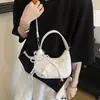 Yuezi 2026 Moda Casual de Verão Nova Bolsa de Bolinho Versátil Exquisiteira Bolsa de Ombro Transversal para Mulheres