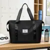 Bolsa de viaje para mujer, plegable, para viajes cortos, portátil, capacidad extragrande, ligera, adecuada para viajes y viajes de negocios, bolsa de almacenamiento de equipaje