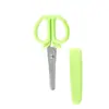 Tijeras de Seguridad para Niños, Tijeras Pequeñas para Manualidades para Estudiantes, Tijeras de Punta Redonda con Cubierta Protectora, Tijeras de Alta Calidad para Cortar Manzanas