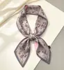 Pañuelo Pequeño Coreano Satinado de Lunares Retro para Mujer, Pañuelo de Cinta Pequeño Versátil, Fabricante, Corbata de Lazo Dulce Estilo Chino para Niña