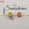 Nova Mini Pequena Série de Frutas Artesanal DIY Cola de Creme Resina Acessórios para Cabelo Presilhas para Cabelo Nail Art