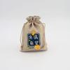 Bolsa de regalo de imitación de lino, venta al por mayor, disponible en stock, bolsa de lino con cordón, bolsa para dulces, joyas, cosméticos, faja, embalaje para almacenamiento.