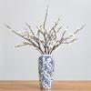 Novos Galhos de Flor de Ameixa Simulada e Flores Artificiais de Wintersweet Estilo Chinoiserie Decoração de Casa Pousada Hotel Arranjo de Flores de Ano Novo Ornamentos de Arte