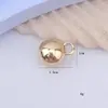 Nuevos y creativos accesorios de aleación de zinc con forma de gema de amor, moda versátil, multiestilo, para zapatos con agujeros, accesorios de flor