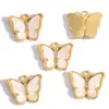 Acessórios para Joias DIY de Liga Acrílico Placa Diamante Borboleta Colorida Pingente Pulseira Colar Brincos Pingente