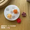 Molde de Silicona Hecho a Mano DIY Pegamento de Cristal Flor Estéreo Rosa Camelia Loto Hoja de Loto Yeso Fondant