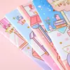 Caderno A5 pautado de alta qualidade transfronteiriço, design criativo com detalhes em folha de ouro, papel grosso e encadernação costurada, adequado para journaling e anotações