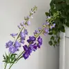 Flor Artificial Transfronteriza con Diseño Dinámico para Bodas, Decoración de Hogar con Techos Altos, Flor Artificial de Jacinto Violeta