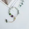 Pulsera de Cerámica Jingdezhen Nueva Pulsera de Cerámica China Joyería Estudiante Estilo Tíbet Cuerda Trenzada a Mano Puesto Regalo para Estudiante