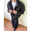 MADEEXTREME Perfil de Invierno Suelto Tecnología Triple Prueba Chaqueta Cálida Chaqueta de Plumas Chaqueta de Aviador para Hombres y Mujeres