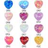 Opala Australiana Colorida Lisa Plana em Forma de Coração Pedra Solta Cabochão de Opala em Forma de Coração Gema para Joalheria DIY Atacado