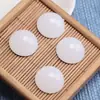 Diamantes Acrílicos Redondos de Fundo Plano Brilhante Cor Sólida Cor Doce Imitação de Pedra Gema Olho de Gato Diamante DIY Acessórios de Cabelo 20mm