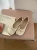 Bailarinas de lazo suave para mujer, nuevo estilo 2026, zapatos Mary Jane de piel de cerdo sin cordones