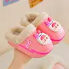 Pantuflas Infantiles Otoño Invierno Nuevo Estilo Unisex Niños Desmontables Interiores Hogar Impermeables Antideslizantes Pantuflas de Invierno de Algodón para Niños