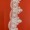 Suministros del Fabricante Accesorios de Ropa Bordado Tejido Nuevo Encaje Soluble en Agua de Seda de Leche Adorno de Encaje Encaje Ancho