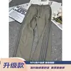 Calça Cargo Casual Grossa com Forro de Fleece para Outono e Inverno Masculina, Calça Longa Versátil e Moderna com Três Listras, Novo Modelo 2025