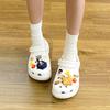Zapatos con Agujeros de Gato y Ratón Accesorios Nuevos Zapatos Lindos de Dibujos Animados para Niños Zapatos de Flor para Niños Hebilla de Zapato Desmontable Diy