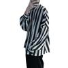 Camisa Rayada para Hombre 2024 Nueva Camisa Rayada Slim-fit Versátil para Hombre Camisa de Marca Moderna Holgada de Manga Larga para Hombre