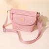 Bolso Pequeño para Mujer 2025 Nuevo Casual Estilo Coreano Color Puro Moda Bolso de Mujer Bolso de Tela Bolso de Hombro Bolso Bandolera Bolso Balde