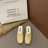 Mocasines de verano para mujer, estilo coreano, modernos, 2026, nuevos, con cubierta suave, tipo chinela, para uso exterior casual