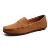 Zapatos de Conducir de Gamuza para Hombre de Primavera y Otoño Zapatos Casuales de Hombre Perezoso Suela Suave Antideslizantes Transpirables Mocasines Zapatos de Hombre Talla Grande