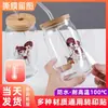 Caneca de cerâmica etiqueta de cristal adesivo de transferência UV, adesivo de marca de caneca em branco, adesivo de botão, etiqueta para transferência em metal pequeno lote