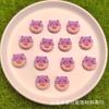 Resina hecha a mano accesorios para el cabello taza de agua parche decorativo simulación comida y juego caricatura galleta diy pegamento crema accesorios de joyería