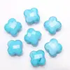 Nuevo Cristal Facetado Agujero Central Trébol de Cuatro Hojas 12mm Jade Porcelana Cristal Cuentas Accesorios para Tocados Accesorios para Joyería DIY