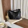 Bolso de Cubo Retro Transfronterizo para Mujer 2026 Nueva Moda Bolso de Hombro Sencillo de Nicho Versátil para Viajes Cotidianos Bolso Cruzado
