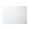 Biombo Dobrável Branco Puro para Sala de Estar, Escritório Moderno, Divisória de Entrada de Hotel, Fotografia, Biombo Estilo Creme