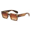 Nueva Moda Europea y Americana Vanguardista Cuadrado Marco Pequeño Europeo y Americano Lujo Ligero Gafas de Sol Ins Popular en Internet Gafas de Sol de Calle de Moda