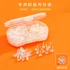 Pendientes de Resina para Perforaciones de Oreja para Mujer, Palillos Transparentes de Plástico para Orejas, Adecuados para Orejas Recién Perforadas, Anti-Bloqueo, Invisibles y Resistentes a Alergias