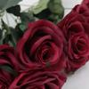 Ramo de rosas de simulación de comercio exterior, flores falsas, decoración del hogar, accesorios de fotografía, rosas, 10 rosas rojas
