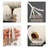 Corda de Algodão Branca DIY Cordão de Algodão Trançado Feito à Mão Corda para Zongzi Corda de Tecelagem Decoração de Tapeçaria Corda Espessa 4mm Corda de Amarração