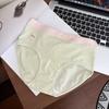 6115 Se enfoca en Promover Estilo Coluli Chica Dulce Salada Ropa Interior de Algodón Puro de Cintura Media con Entrepierna Extendida Calzones Transpirables Probióticos