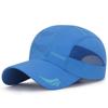 Sombrero para hombre de secado rápido, transpirable, fresco, para exteriores, gorra de béisbol con protección solar, delgado, moderno, versátil, casual